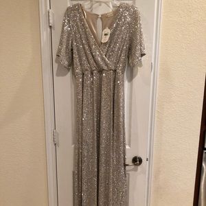 Long Sequin Dress- NWT.
